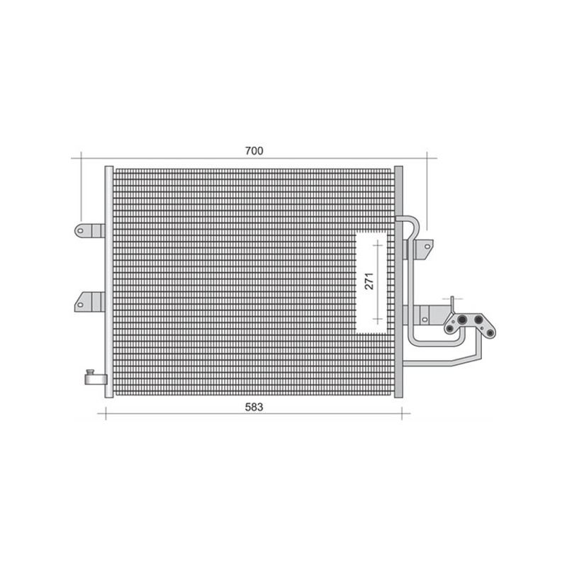 Condenseur de climatisation MAGNETI MARELLI