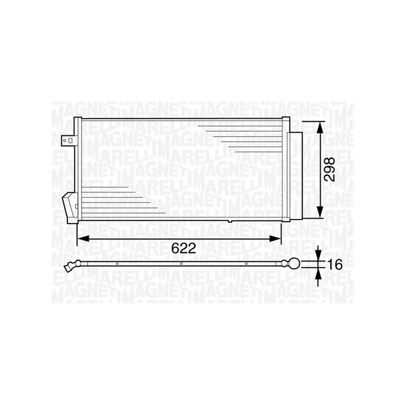 Condenseur de climatisation MAGNETI MARELLI