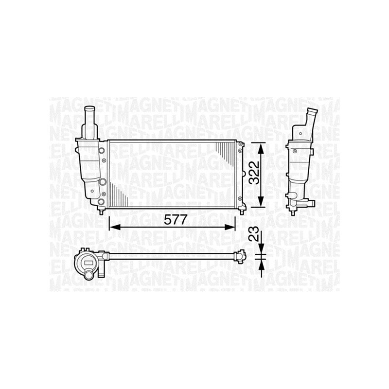 Radiateur MAGNETI MARELLI