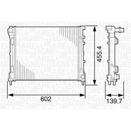 Radiateur MAGNETI MARELLI