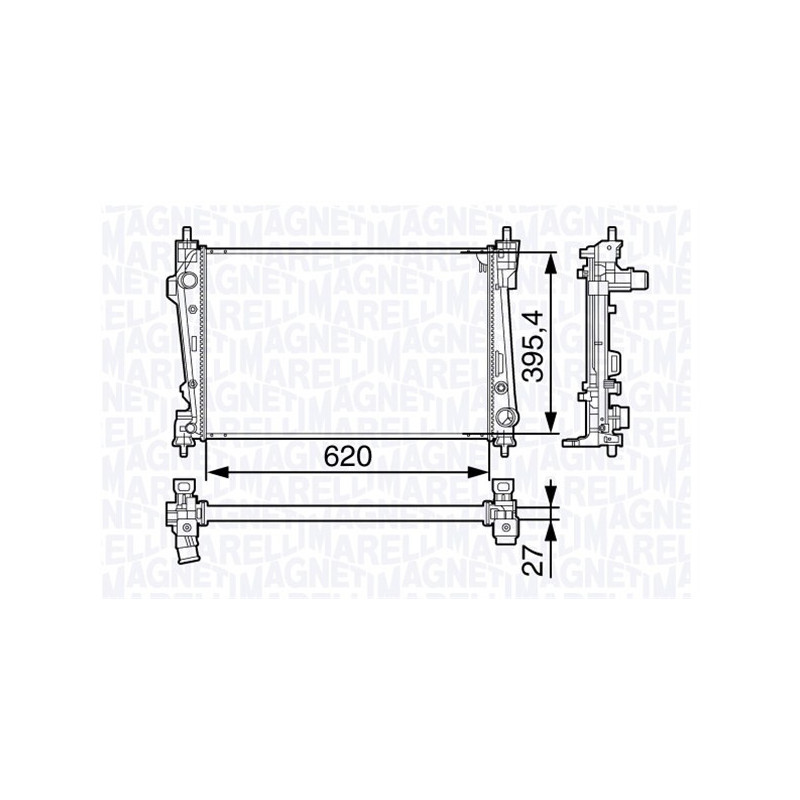 Radiateur MAGNETI MARELLI