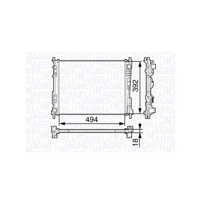 Radiateur MAGNETI MARELLI