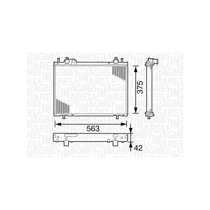 Radiateur MAGNETI MARELLI