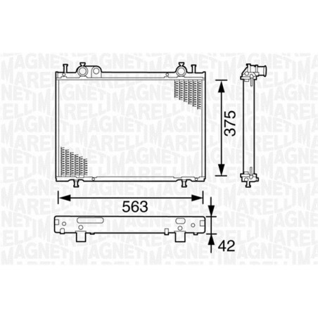 Radiateur MAGNETI MARELLI