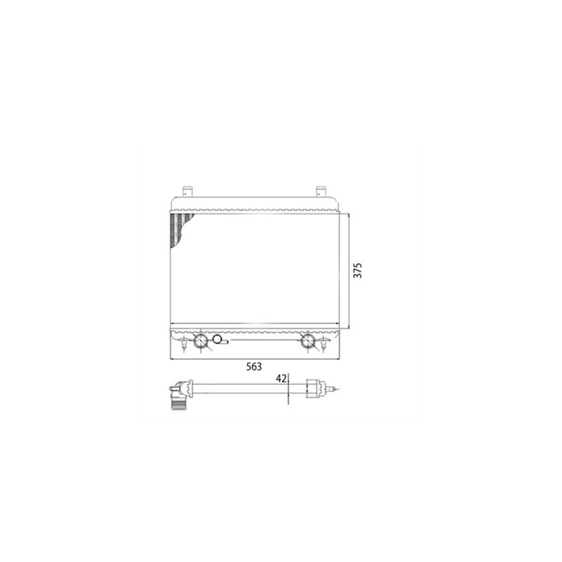 Radiateur MAGNETI MARELLI