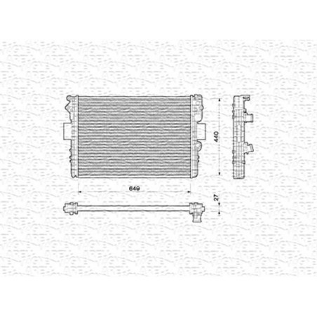 Radiateur MAGNETI MARELLI