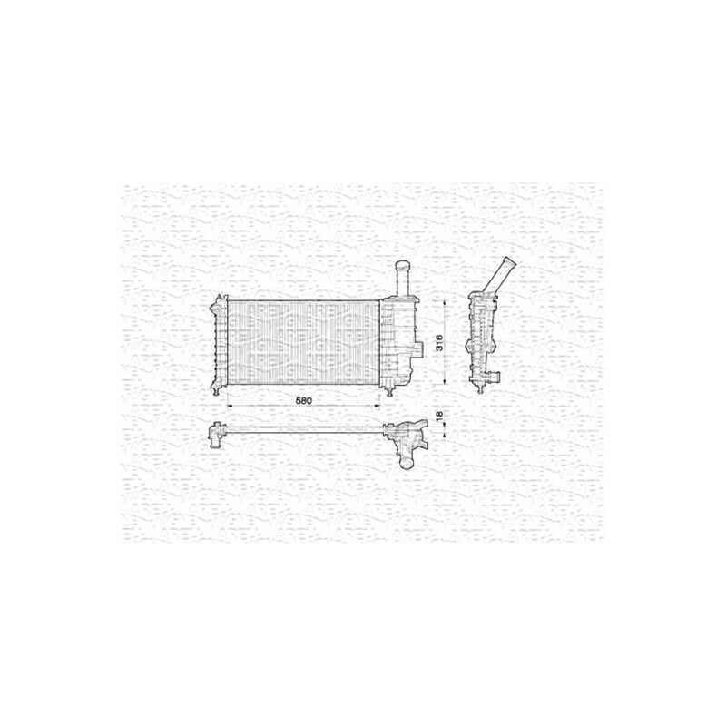 Radiateur MAGNETI MARELLI