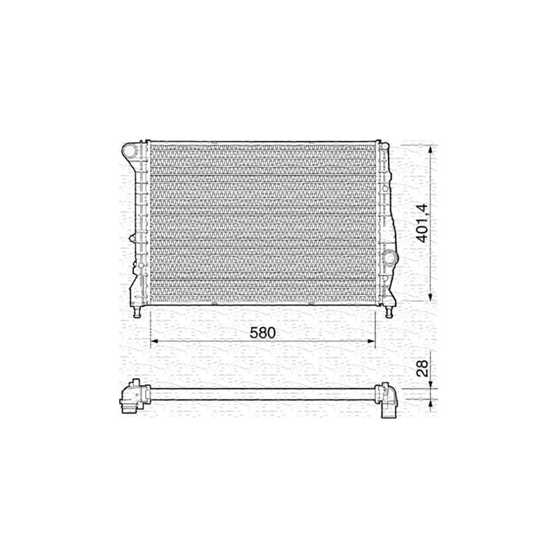 Radiateur MAGNETI MARELLI