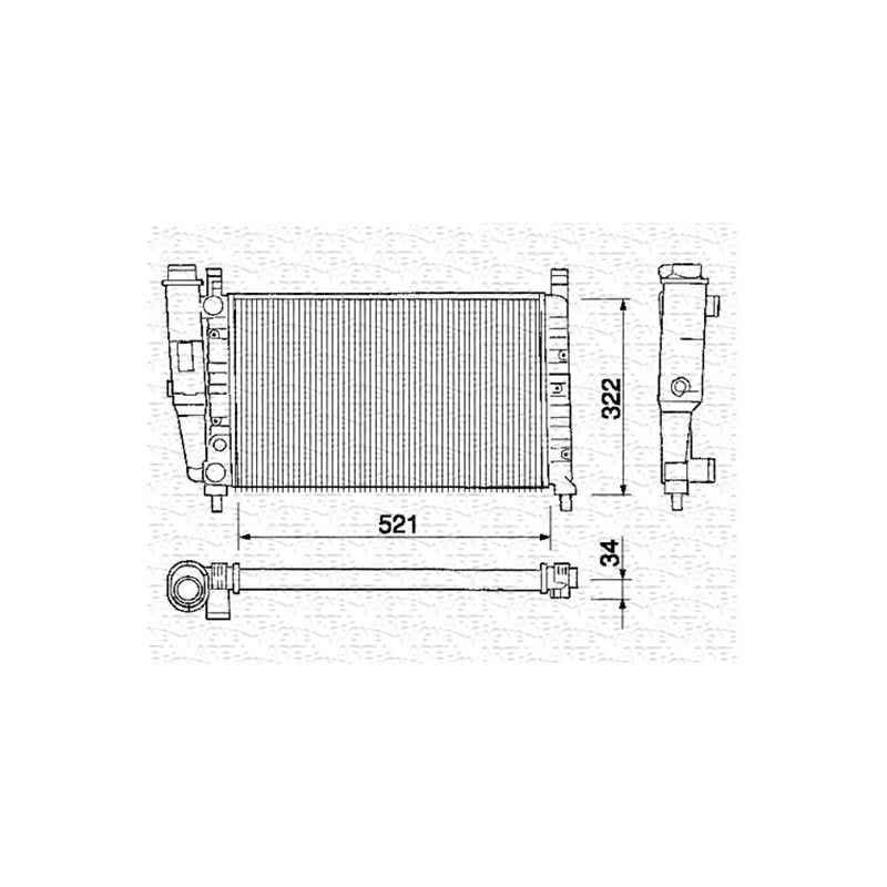Radiateur MAGNETI MARELLI
