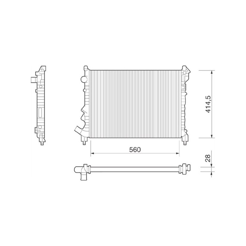 Radiateur MAGNETI MARELLI