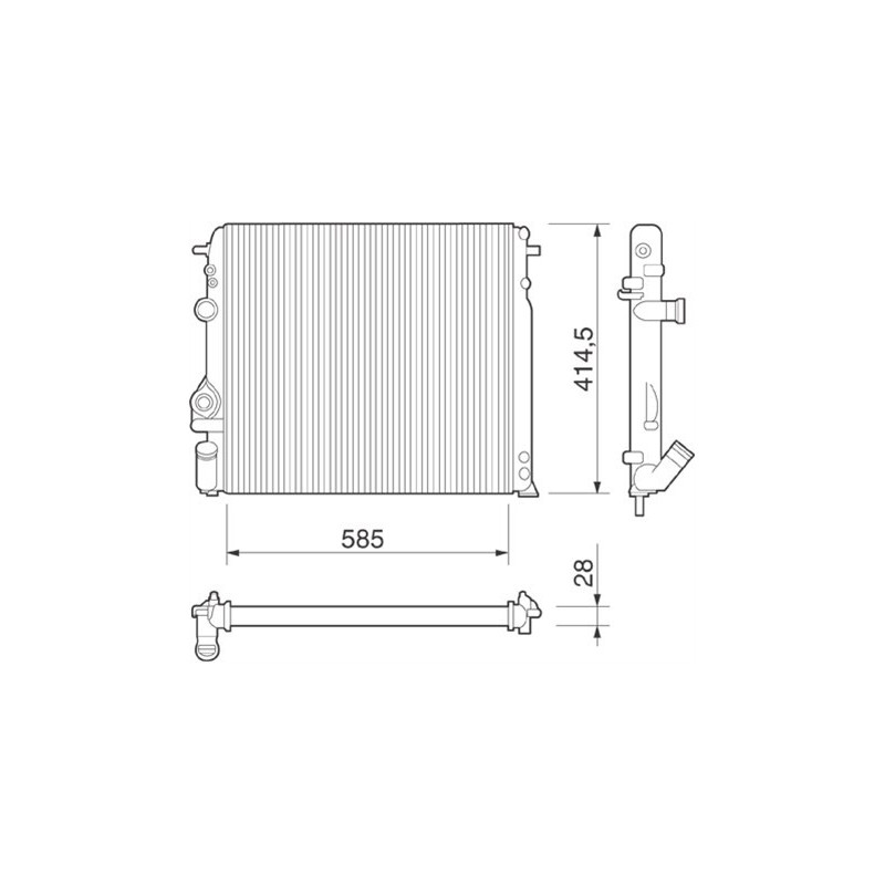 Radiateur MAGNETI MARELLI