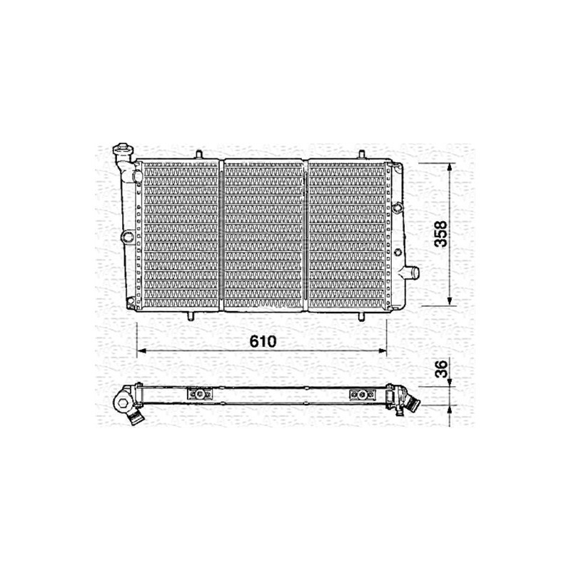 Radiateur MAGNETI MARELLI