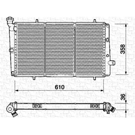 Radiateur MAGNETI MARELLI