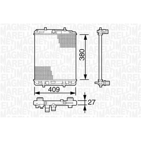Radiateur MAGNETI MARELLI