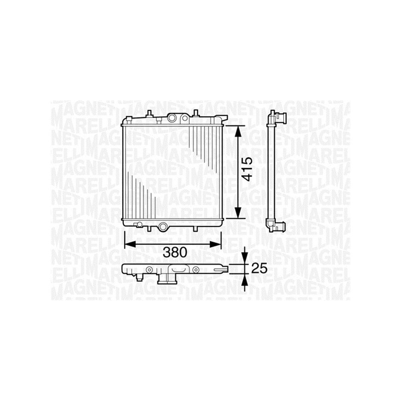 Radiateur MAGNETI MARELLI