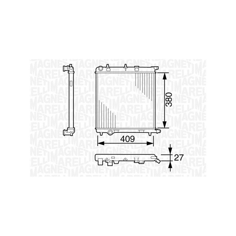 Radiateur MAGNETI MARELLI
