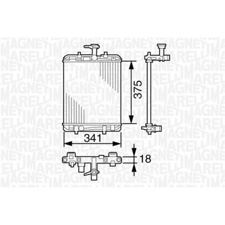 Radiateur MAGNETI MARELLI