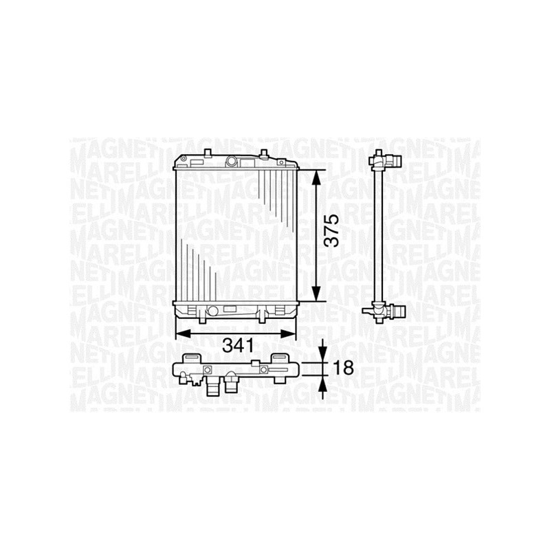 Radiateur MAGNETI MARELLI