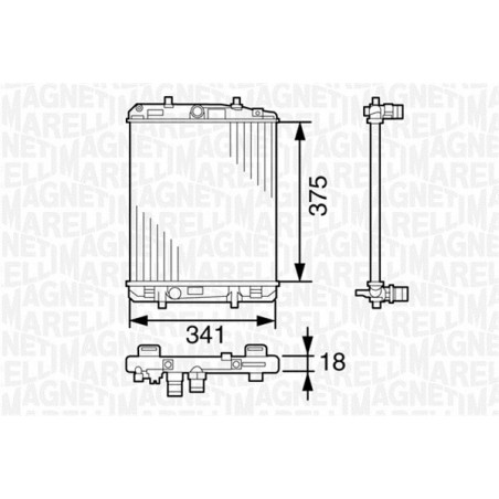 Radiateur MAGNETI MARELLI