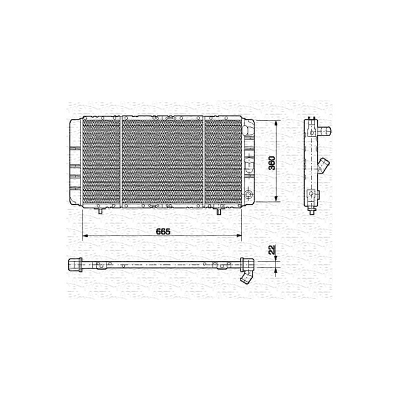 Radiateur MAGNETI MARELLI