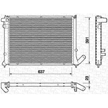 Radiateur MAGNETI MARELLI