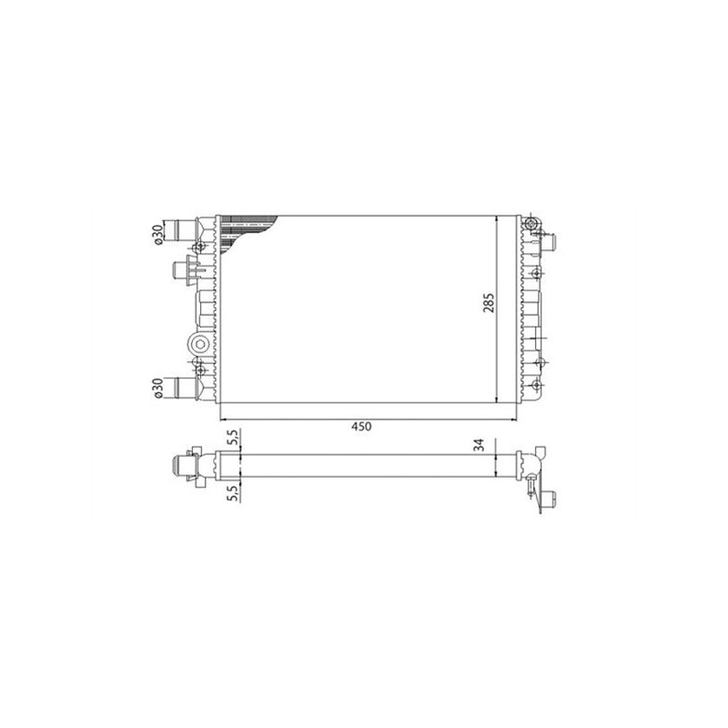 Radiateur MAGNETI MARELLI