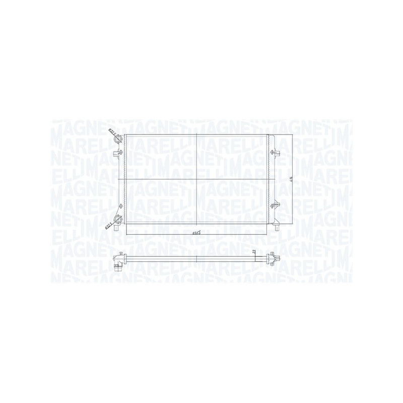 Radiateur MAGNETI MARELLI