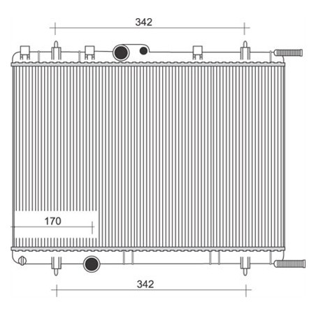 Radiateur MAGNETI MARELLI