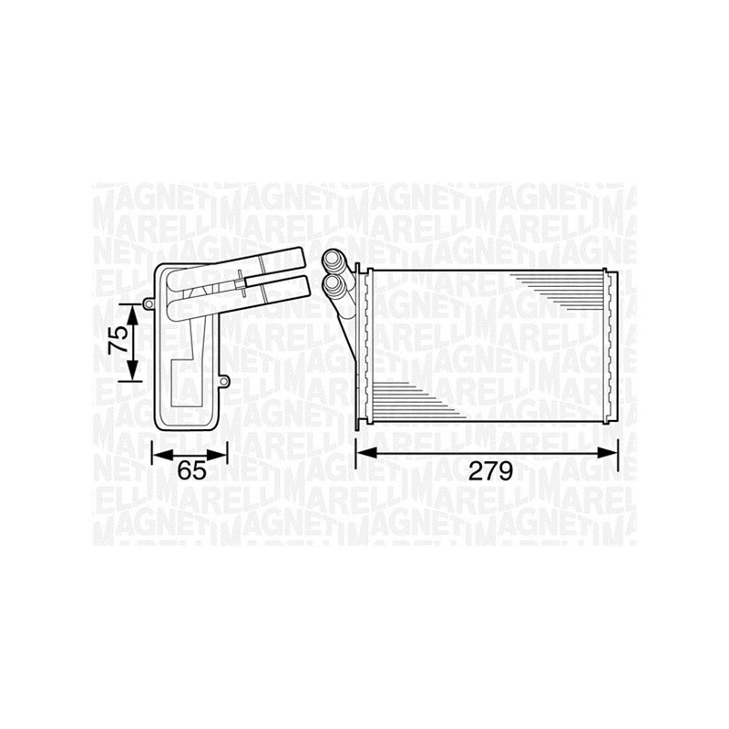 Radiateur de chauffage MAGNETI MARELLI
