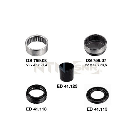 Silent bloc de train arrière SNR