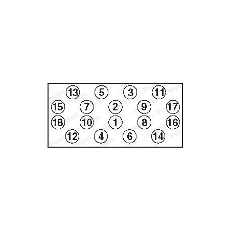 Jeu de boulons de culasse...