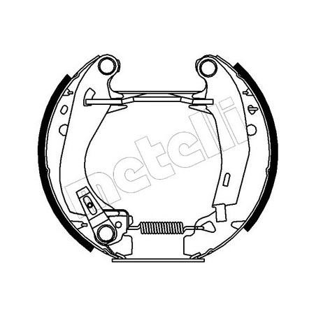Jeu de mâchoires de frein METELLI