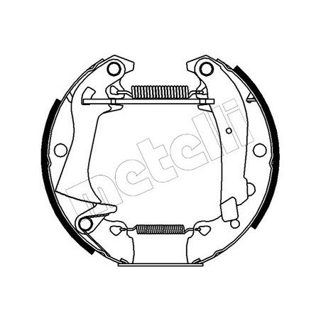 Jeu de mâchoires de frein...