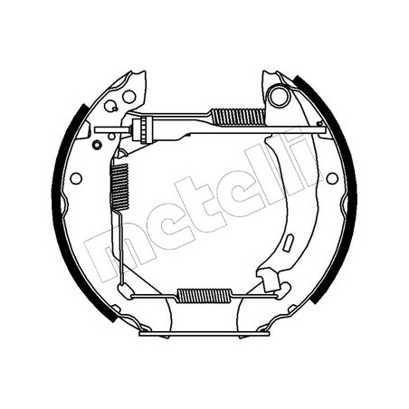 Jeu de mâchoires de frein...