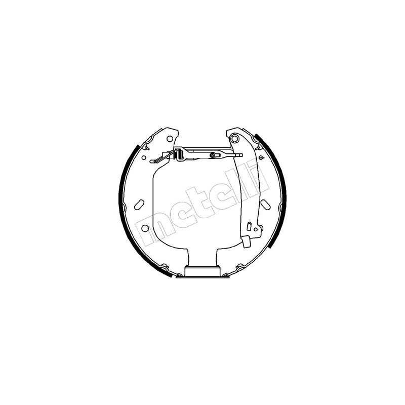 Jeu de mâchoires de frein METELLI