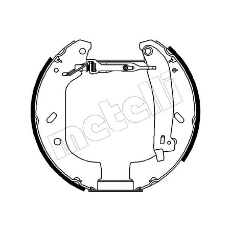 Jeu de mâchoires de frein...