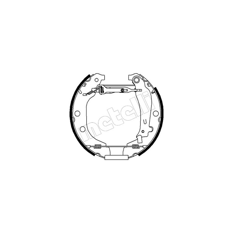 Jeu de mâchoires de frein METELLI