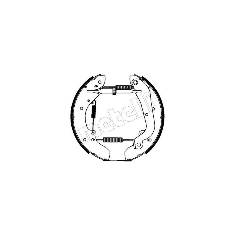 Jeu de mâchoires de frein METELLI