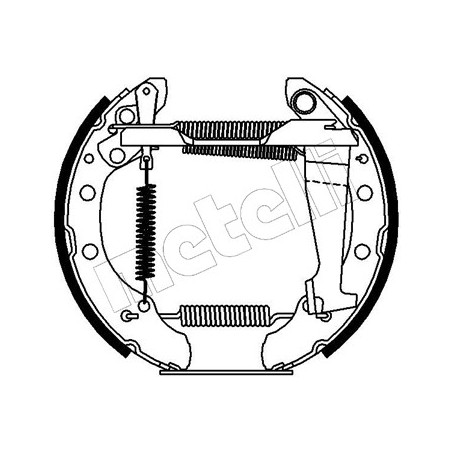 Jeu de mâchoires de frein...