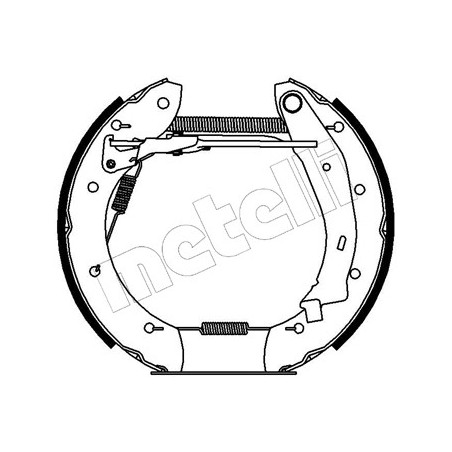 Jeu de mâchoires de frein...