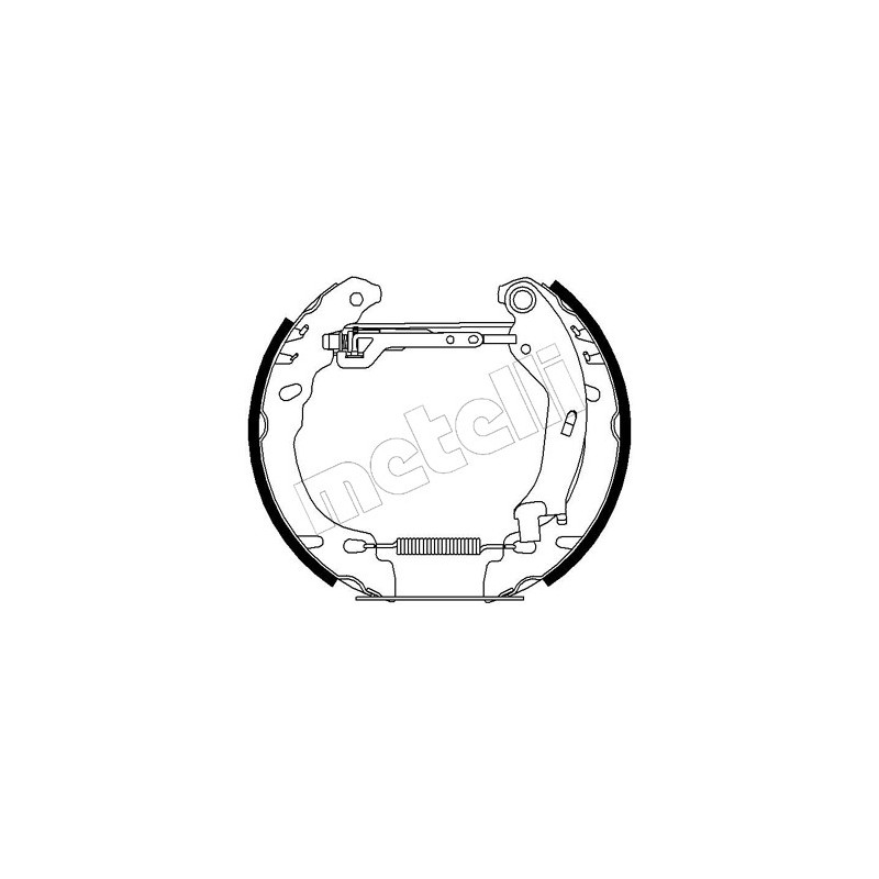 Jeu de mâchoires de frein METELLI