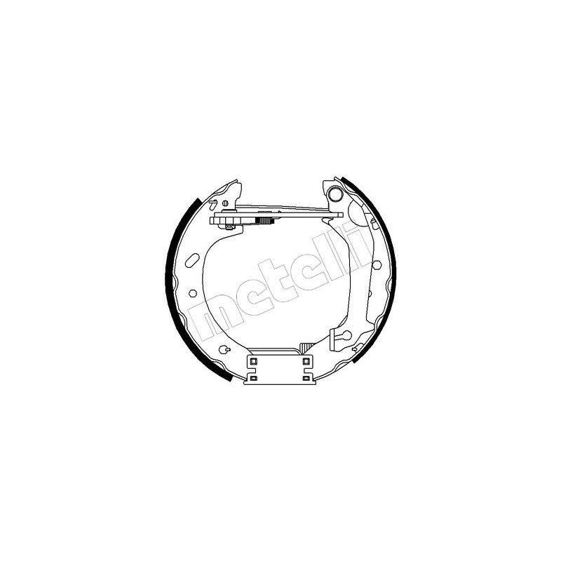 Jeu de mâchoires de frein METELLI