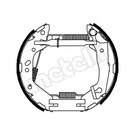 Jeu de mâchoires de frein...