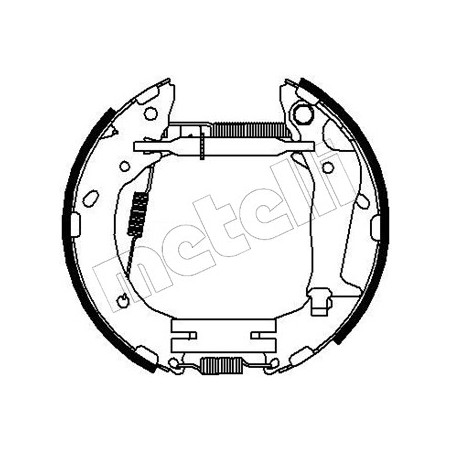 Jeu de mâchoires de frein...