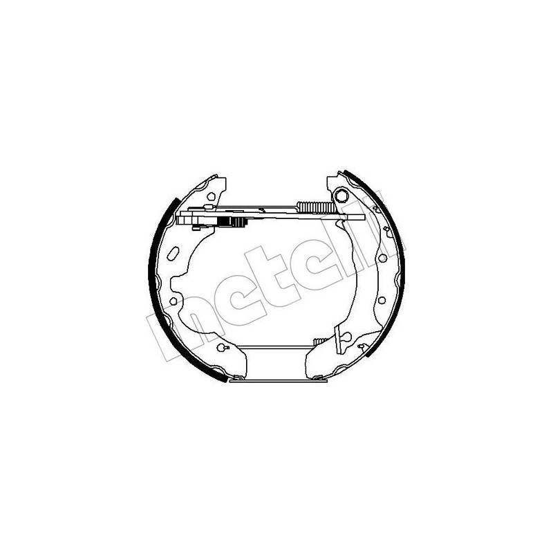 Jeu de mâchoires de frein METELLI