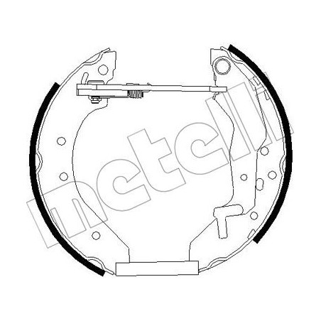 Jeu de mâchoires de frein...