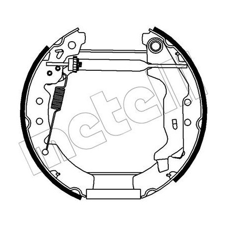 Jeu de mâchoires de frein...