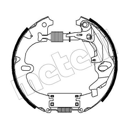 Jeu de mâchoires de frein...