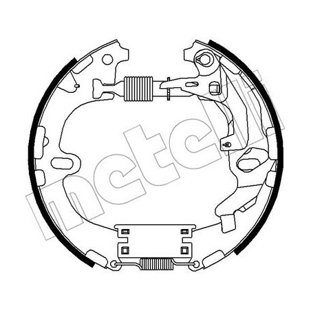 Jeu de mâchoires de frein...