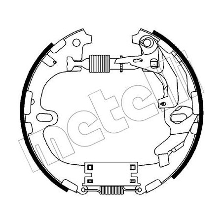 Jeu de mâchoires de frein...